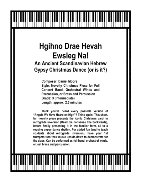 Hgihno Drae Hevah Ewsleg Na! An Ancient Scandinavian Hebrew Gypsy Christmas Dance (or is it?) image number null