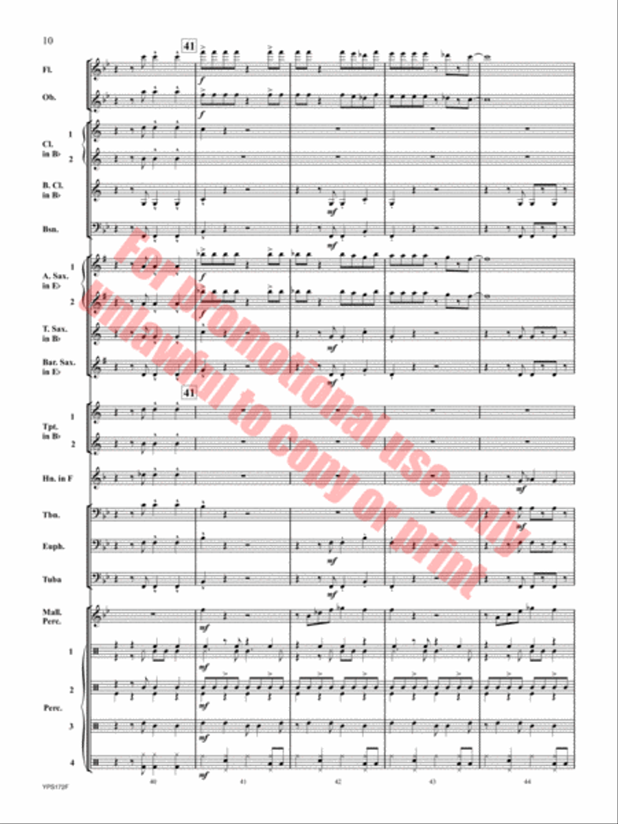 Chips and Salsa Concert Band scores gallery preview page 11