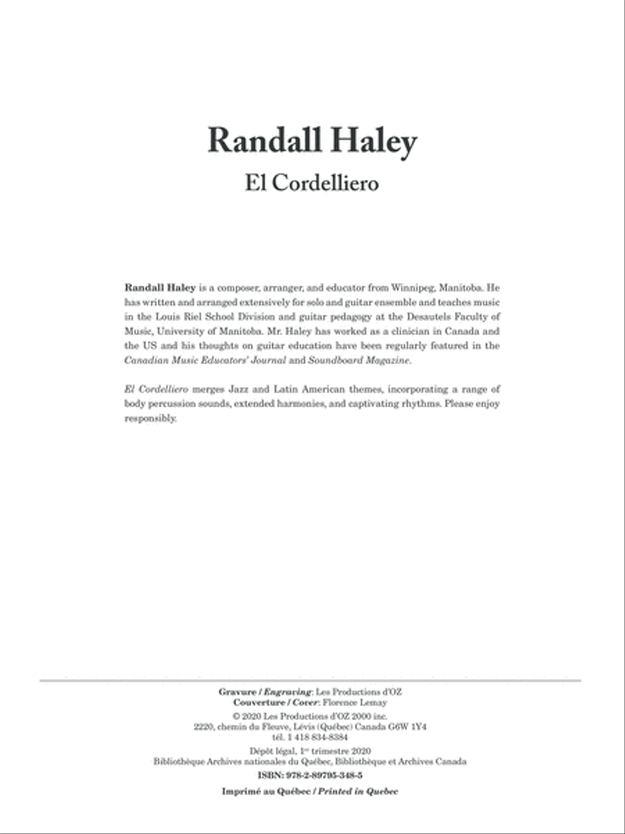 El Cordelliero El Cordelliero Guitar Ensemble scores gallery preview page 2