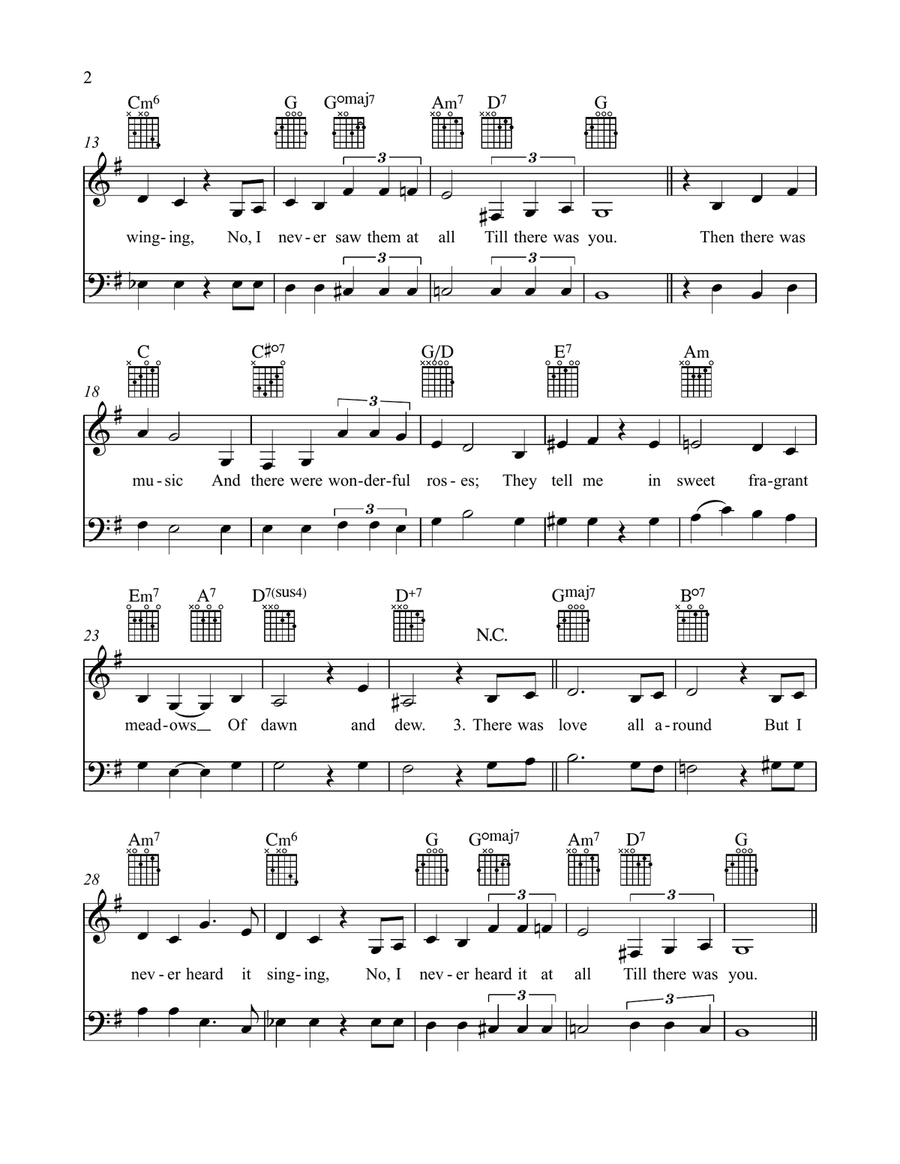Till There Was You Piano scores gallery preview page 3