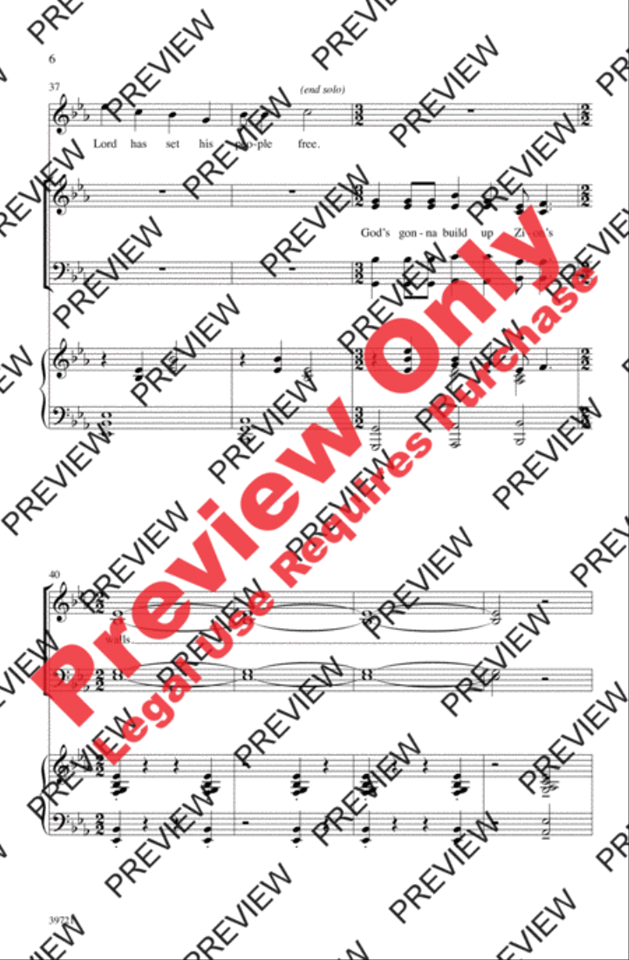 Great Day! 4-Part scores gallery preview page 6