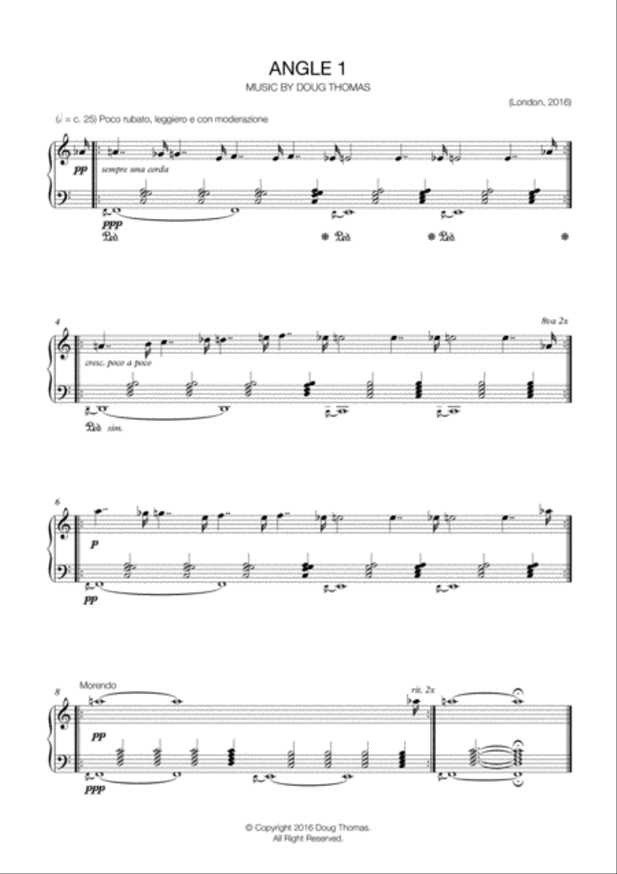 Angles Angles Piano Solo scores gallery preview page 2
