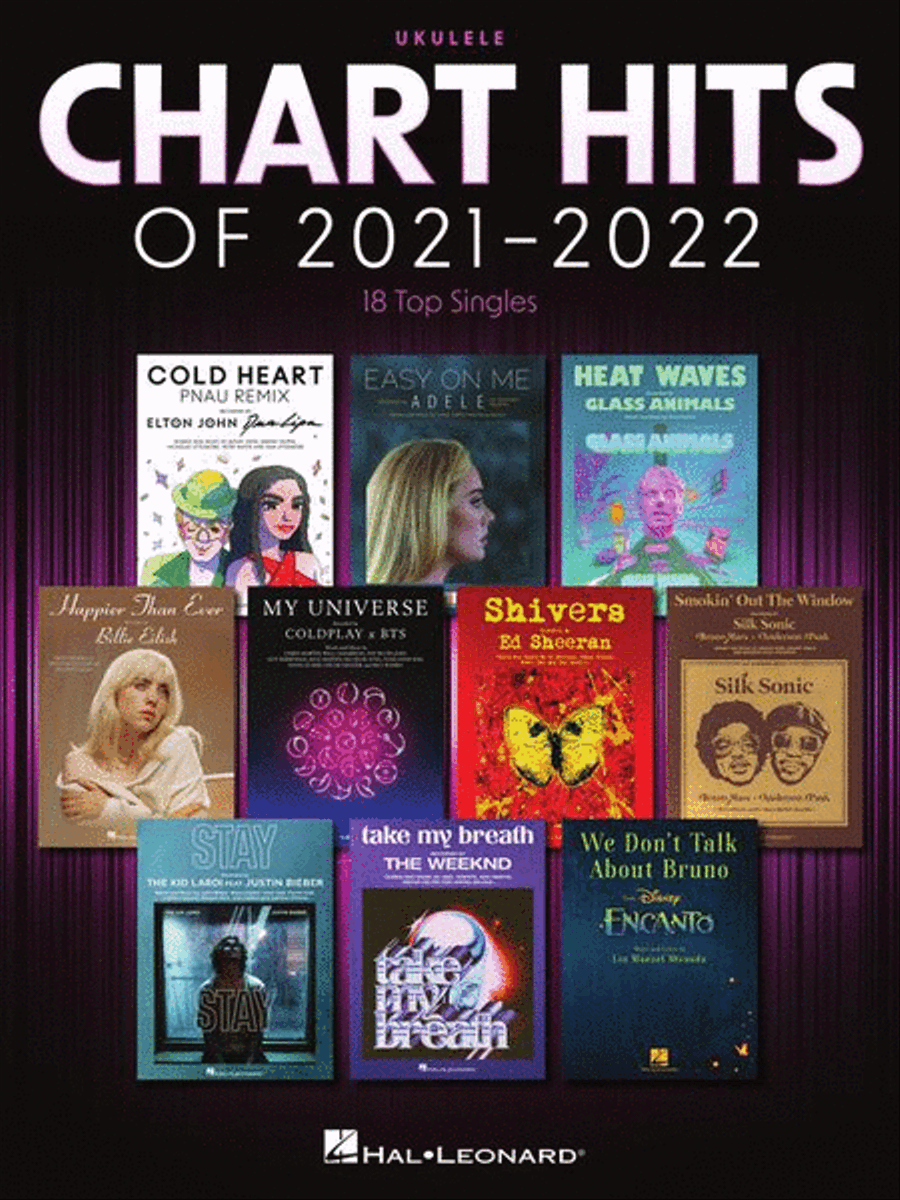 Chart Hits of 2021-2022 Ukulele scores gallery preview page 2