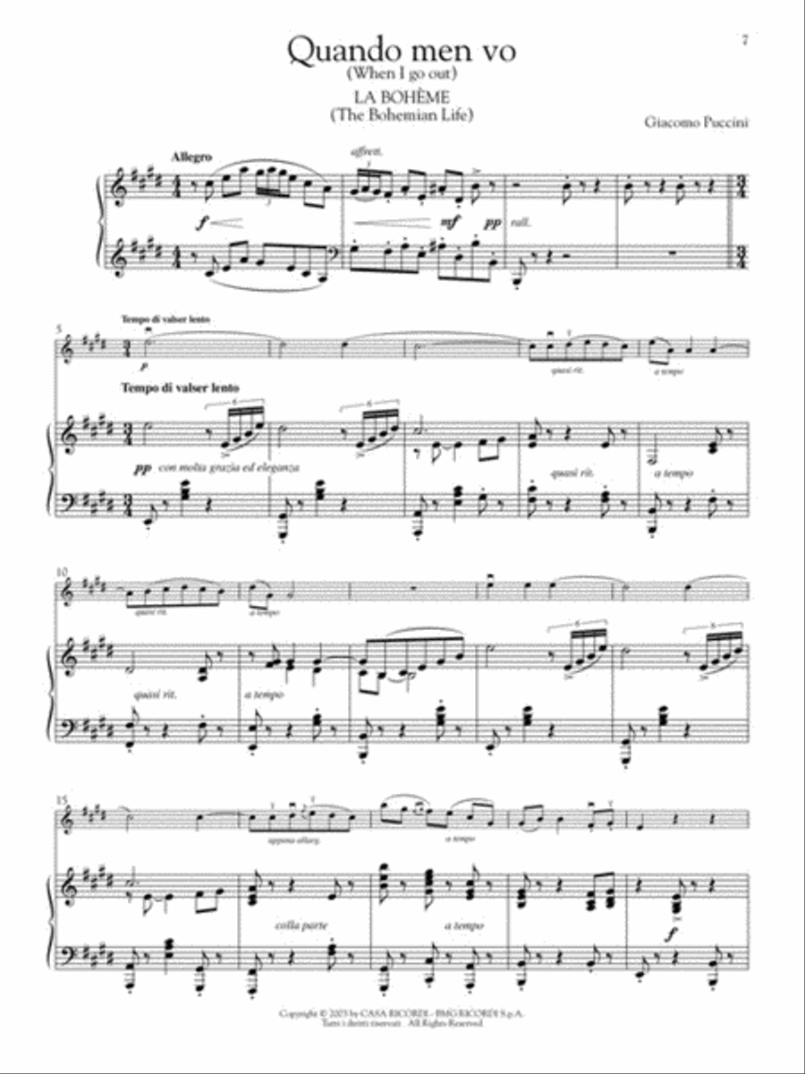 Play Puccini Violin Solo scores gallery preview page 3