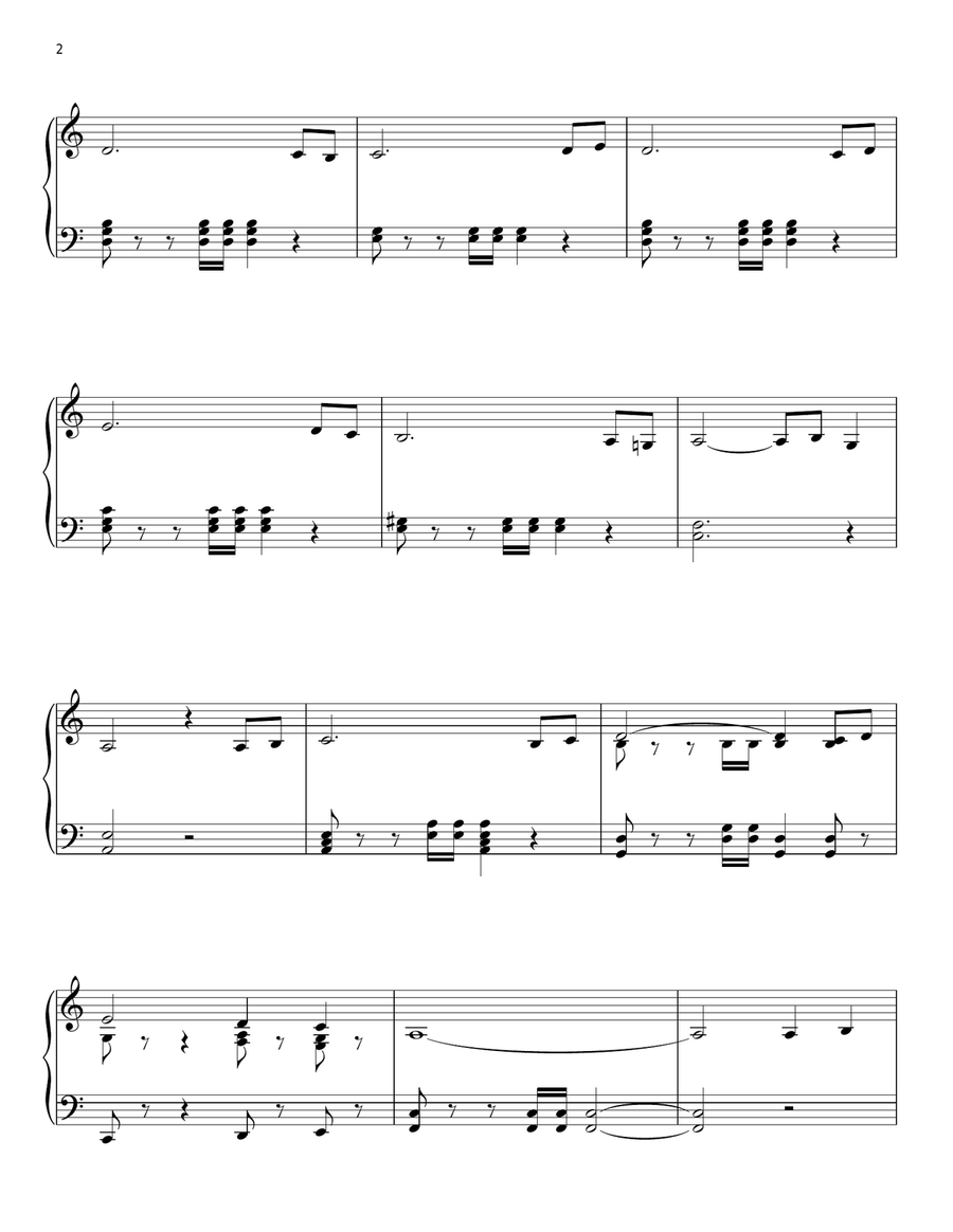 Blood Ritual / Moonlight Serenade Piano Solo scores gallery preview page 2