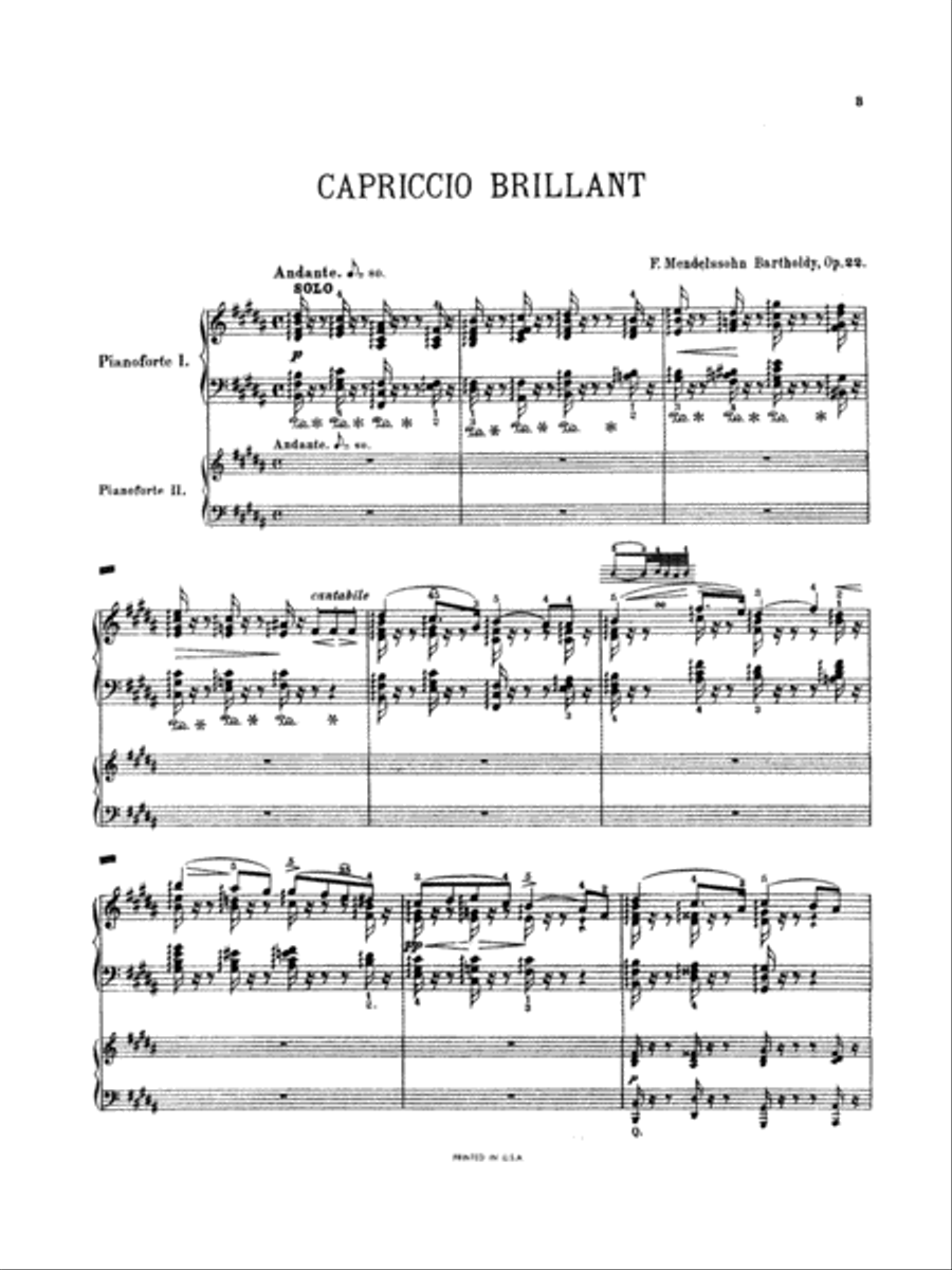 Capriccio Brillante, Op. 22 Small Ensemble scores gallery preview page 4