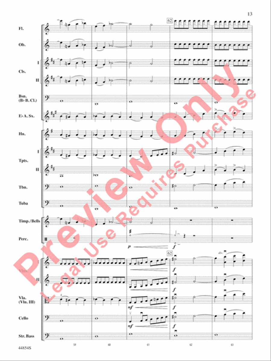 Romeo and Juliet Overture Full Orchestra scores gallery preview page 14
