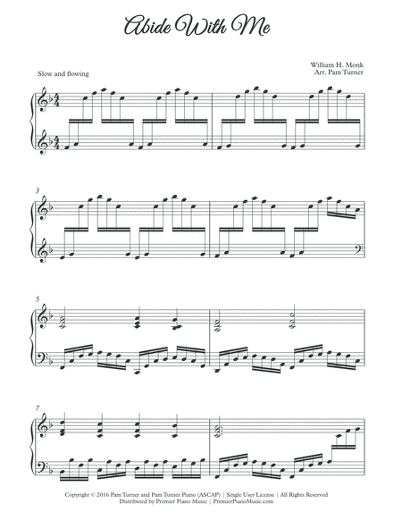 Abide With Me (Intermediate Piano Solo) image number null