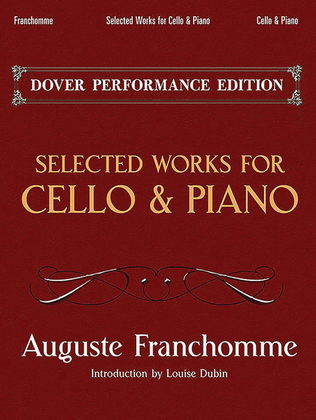 Book cover for Selected Works for Cello and Piano