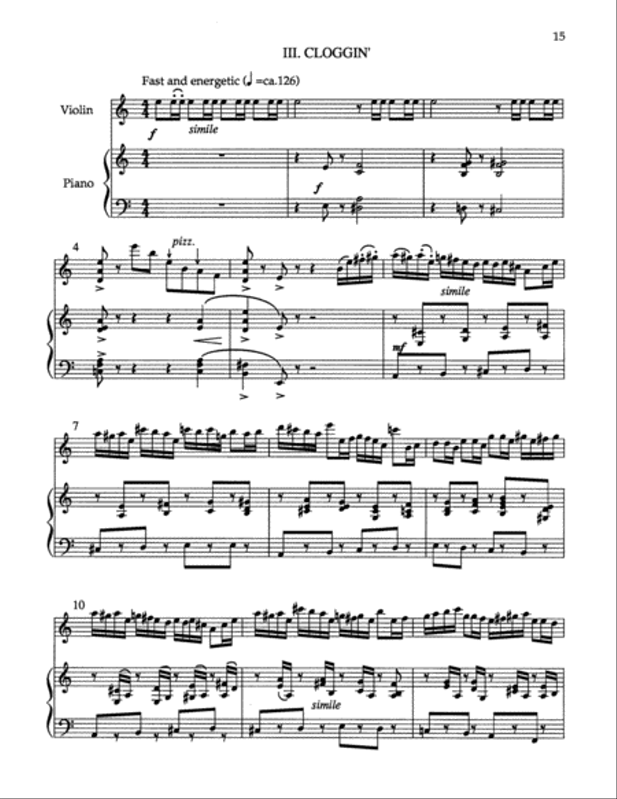 Appalachian Ditties and Dances Violin Solo scores gallery preview page 7