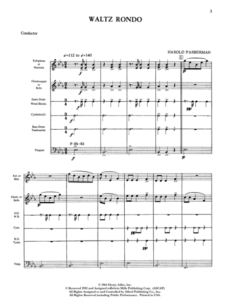 Percussion Ensemble Collection, Level II: Score
