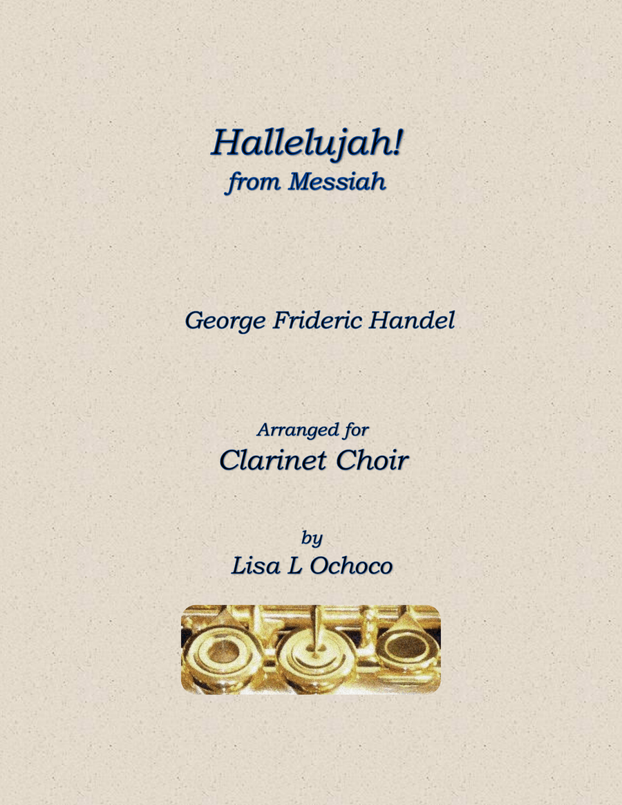 Hallelujah from The Messiah for Clarinet Choir Clarinet Choir scores gallery preview page 1