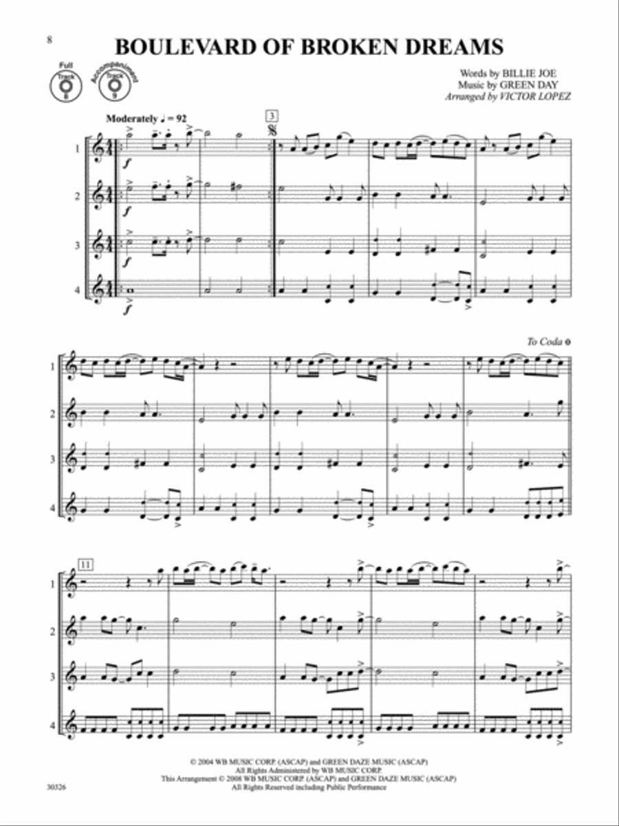 Flex-Ability More Pops -- Solo-Duet-Trio-Quartet with Optional Accompaniment Small Ensemble scores gallery preview page 4