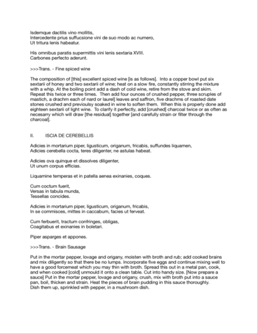 Apicius de re Coquinaria Voice scores gallery preview page 3