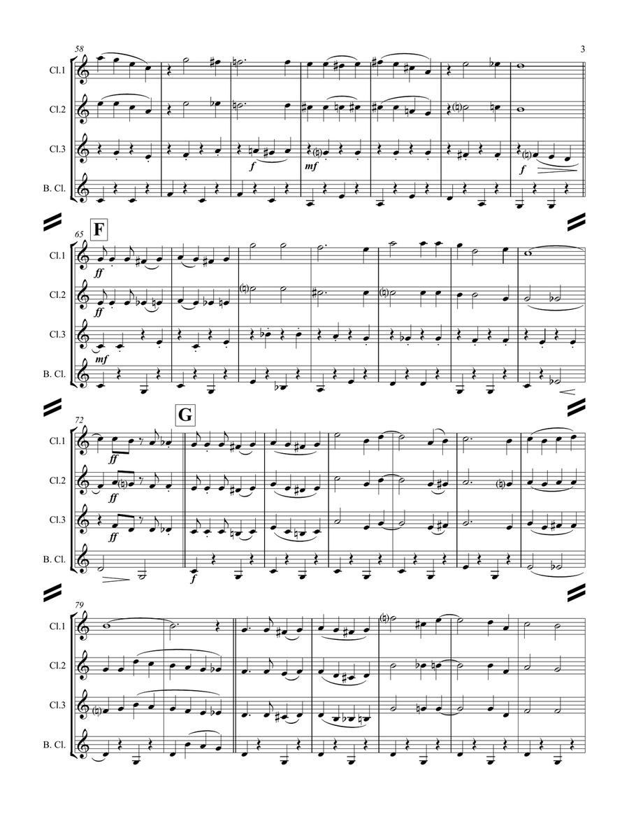 Mele Kalikimaka Woodwind Ensemble scores gallery preview page 4