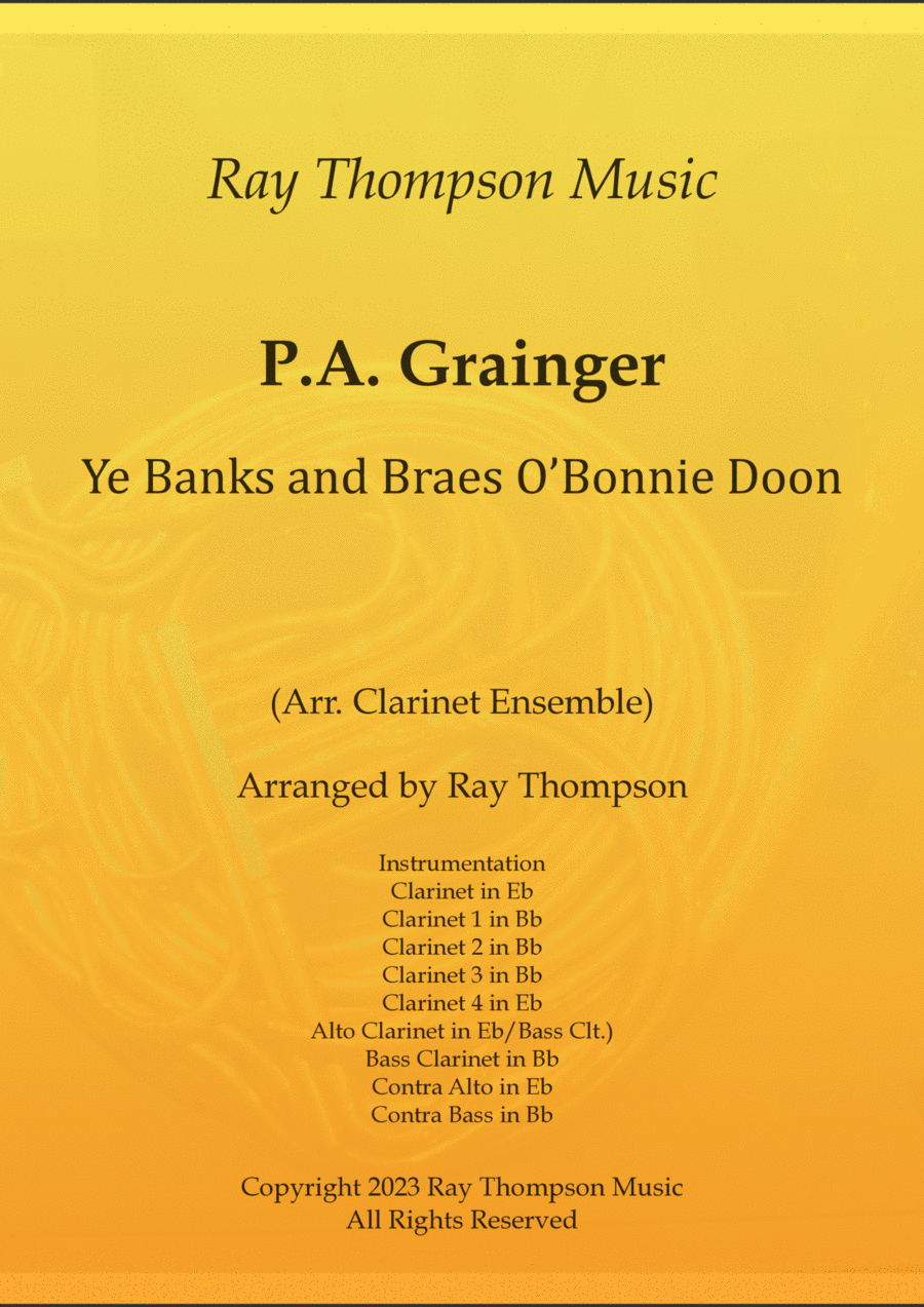 Ye Banks And Braes O'bonnie Doon Woodwind Ensemble scores gallery preview page 1