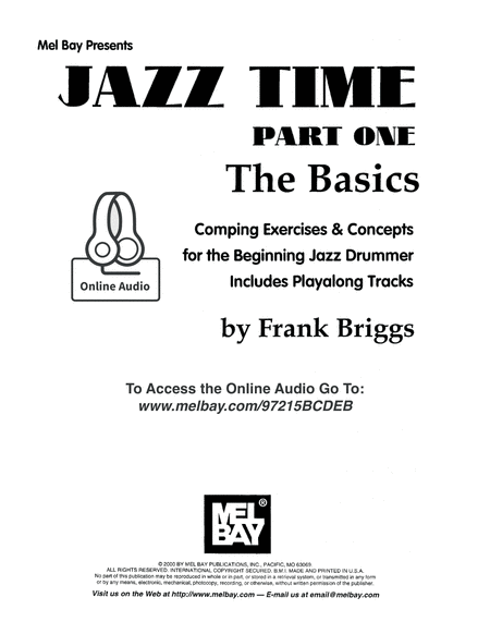Jazz Time Part One - The Basics image number null