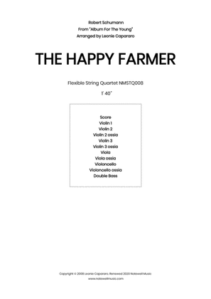 Book cover for The Happy Farmer (Flexible string quartet/ensemble)