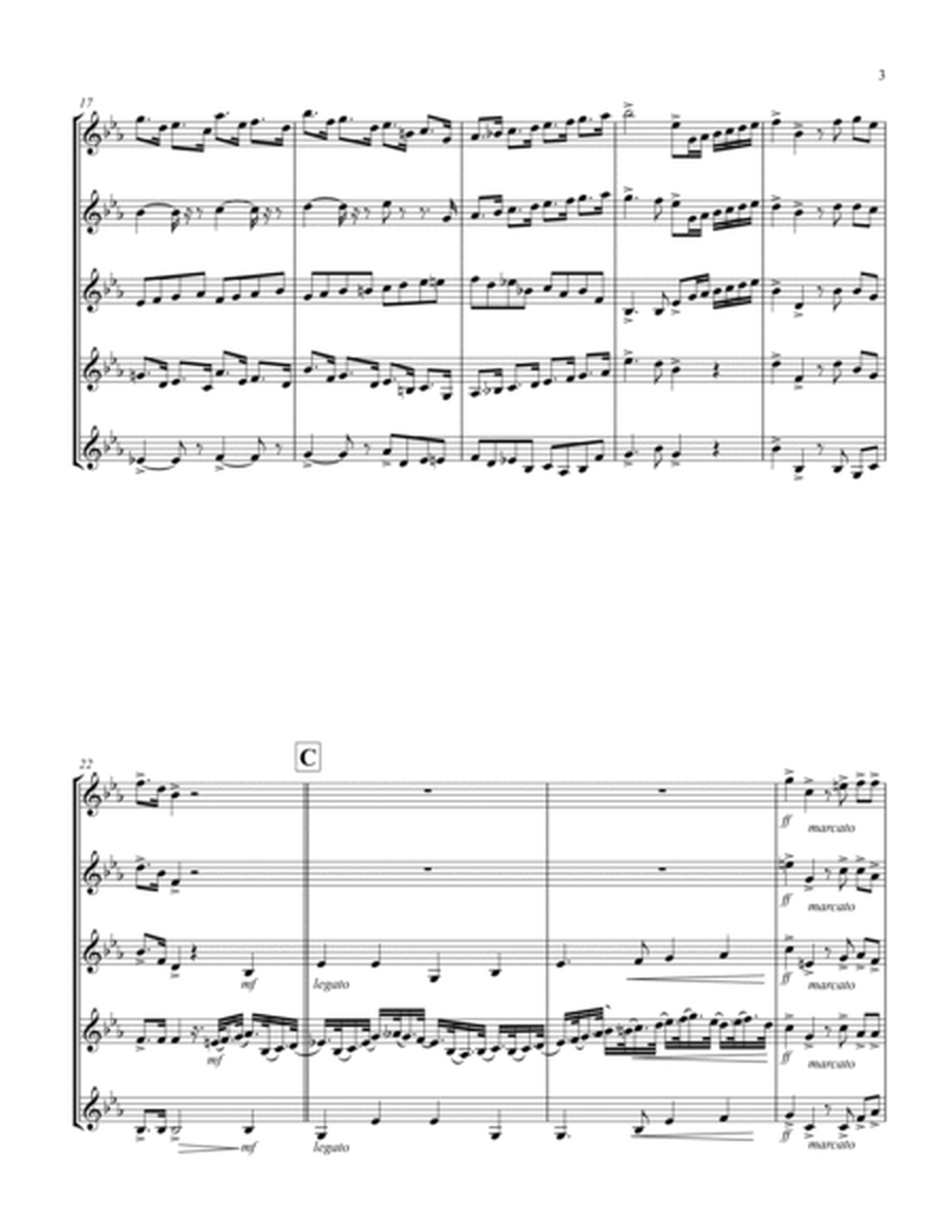 Coronation March (Db) (Clarinet Quintet)