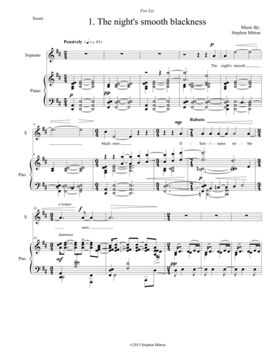 Seven Haikus for Soprano and Piano image number null