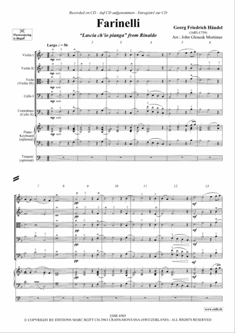 Farinelli String Orchestra scores gallery preview page 4
