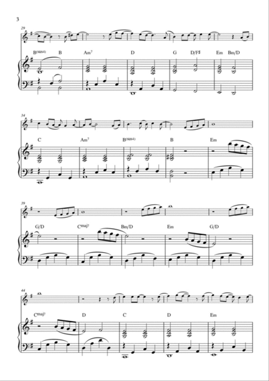 Mary, Did You Know? Violin Solo scores gallery preview page 4