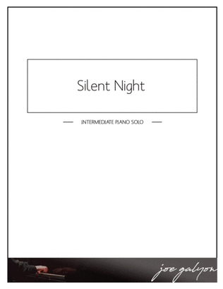 Silent Night for solo piano