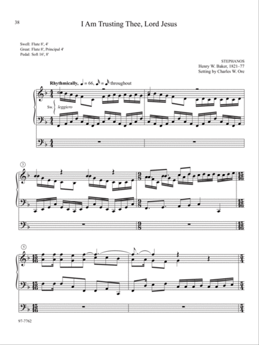 Eleven Compositions for Organ, Set X Organ scores gallery preview page 9