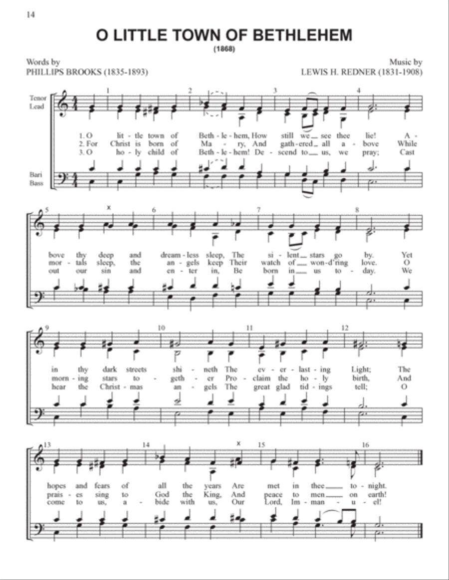 Yuletide Favorites (Volume I) 4-Part scores gallery preview page 14