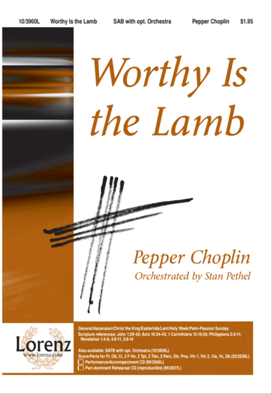 Worthy is the Lamb Worthy is the Lamb 3-Part scores gallery preview page 1