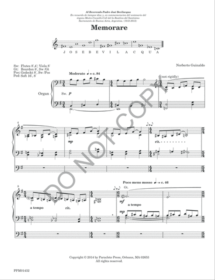 Communion Communion Organ scores gallery preview page 4