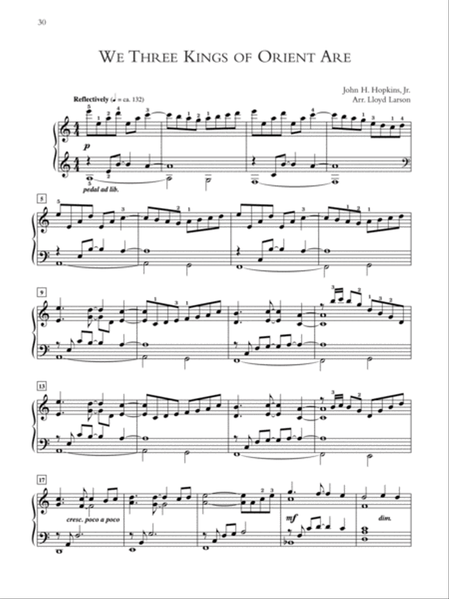 Joy to the World Piano Solo scores gallery preview page 3