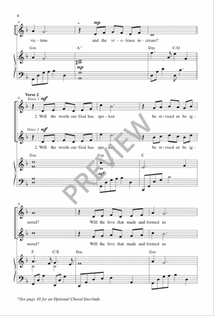 Will the Circle Be Unbroken? 2-Part scores gallery preview page 4