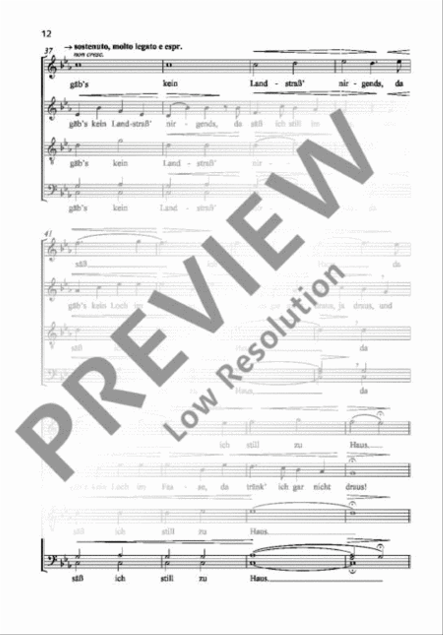 Ein Heller und ein Batzen 4-Part scores gallery preview page 5