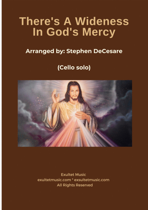 Book cover for There's A Wideness In God's Mercy (Cello solo and Piano)