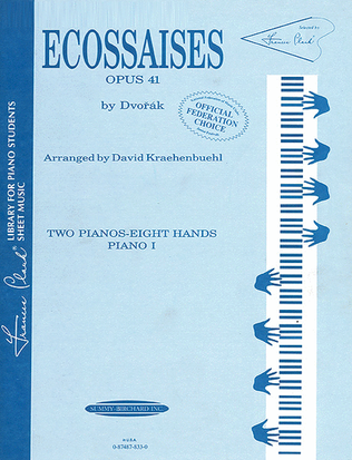 Book cover for Ecossaises, Opus 41