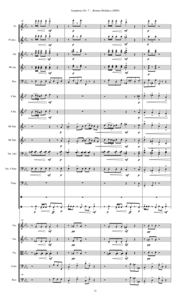 symphony No. 7 ... Roman Holidays (2008) 2nd movement, first interlude