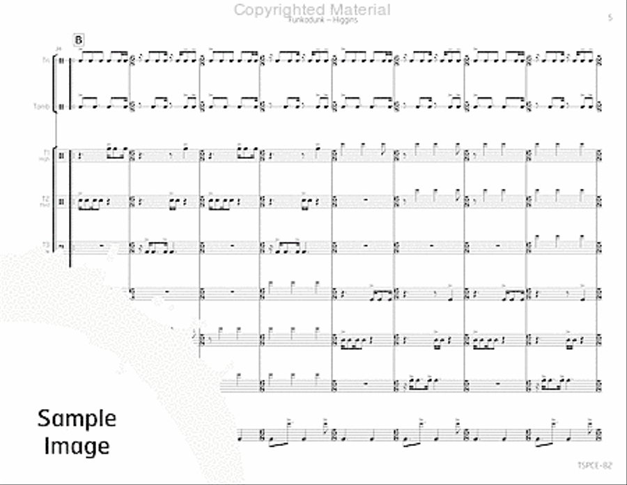 Funkadunk Percussion Ensemble scores gallery preview page 8