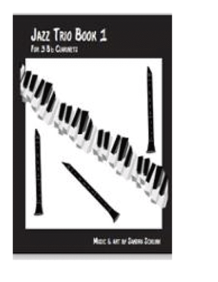 Book cover for Jazz Trios book 1 Clarinet