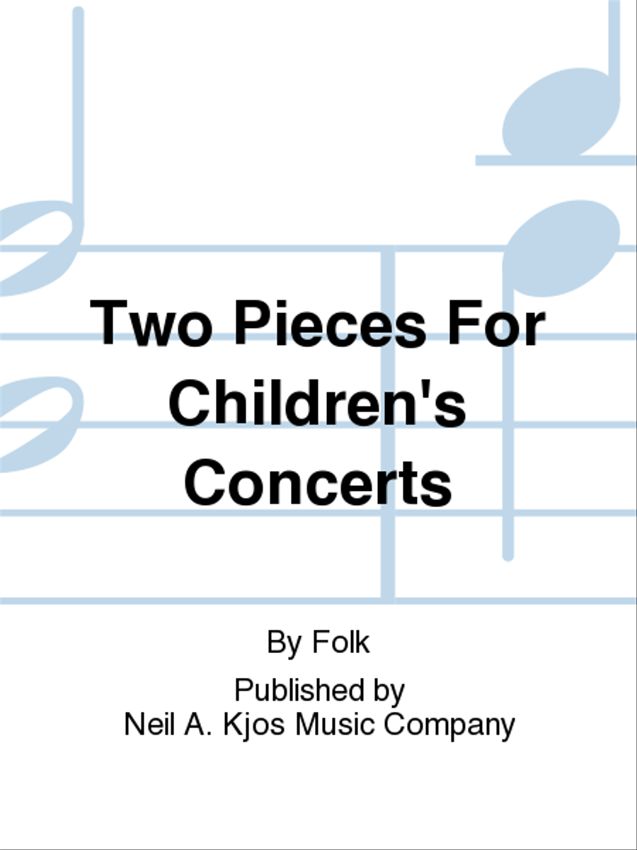 Two Pieces For Children's Concerts Flute Solo scores gallery preview page 1