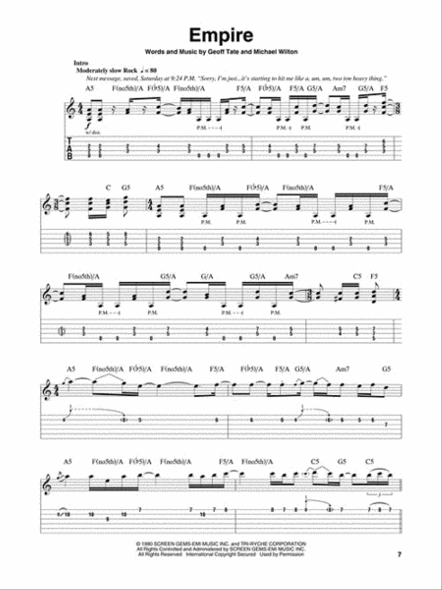 1990s Rock 1990s Rock Guitar Tablature scores gallery preview page 5