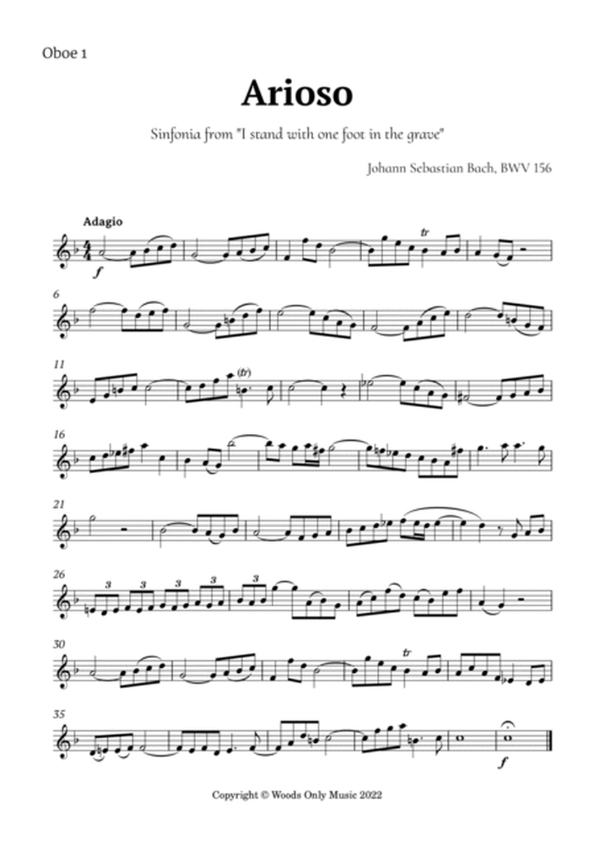 Arioso by Bach for Oboe Quintet image number null