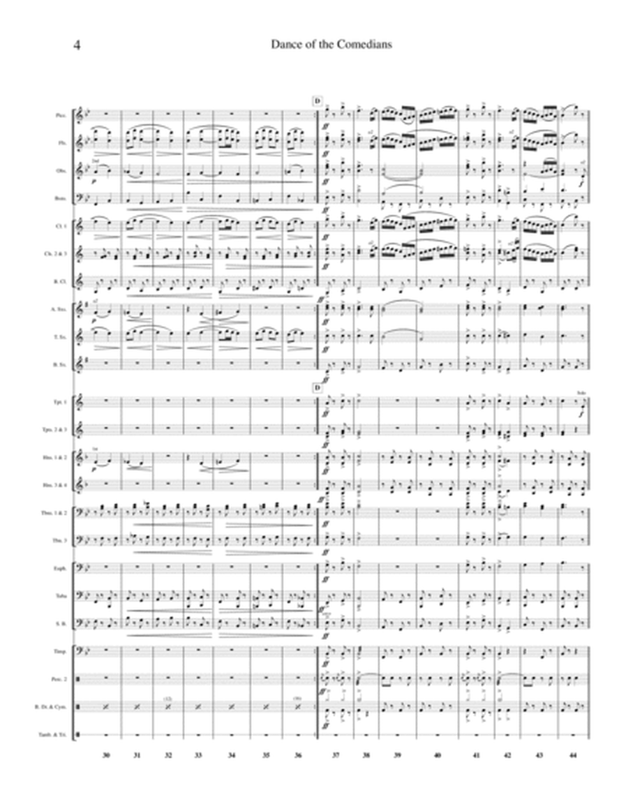 Dance of the Comedians from "The Bartered Bride" (Concert Band Transcription) image number null