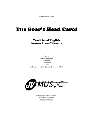 The Boar's Head Carol for Brass Quintet