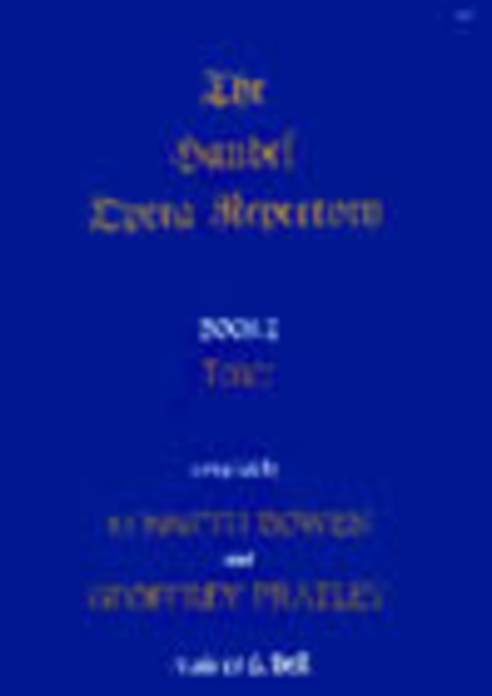 The Handel Opera Repertory - Book 2 (Tenor)