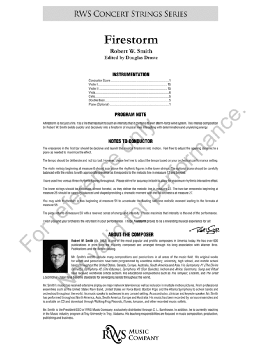 Firestorm Firestorm String Orchestra scores gallery preview page 3