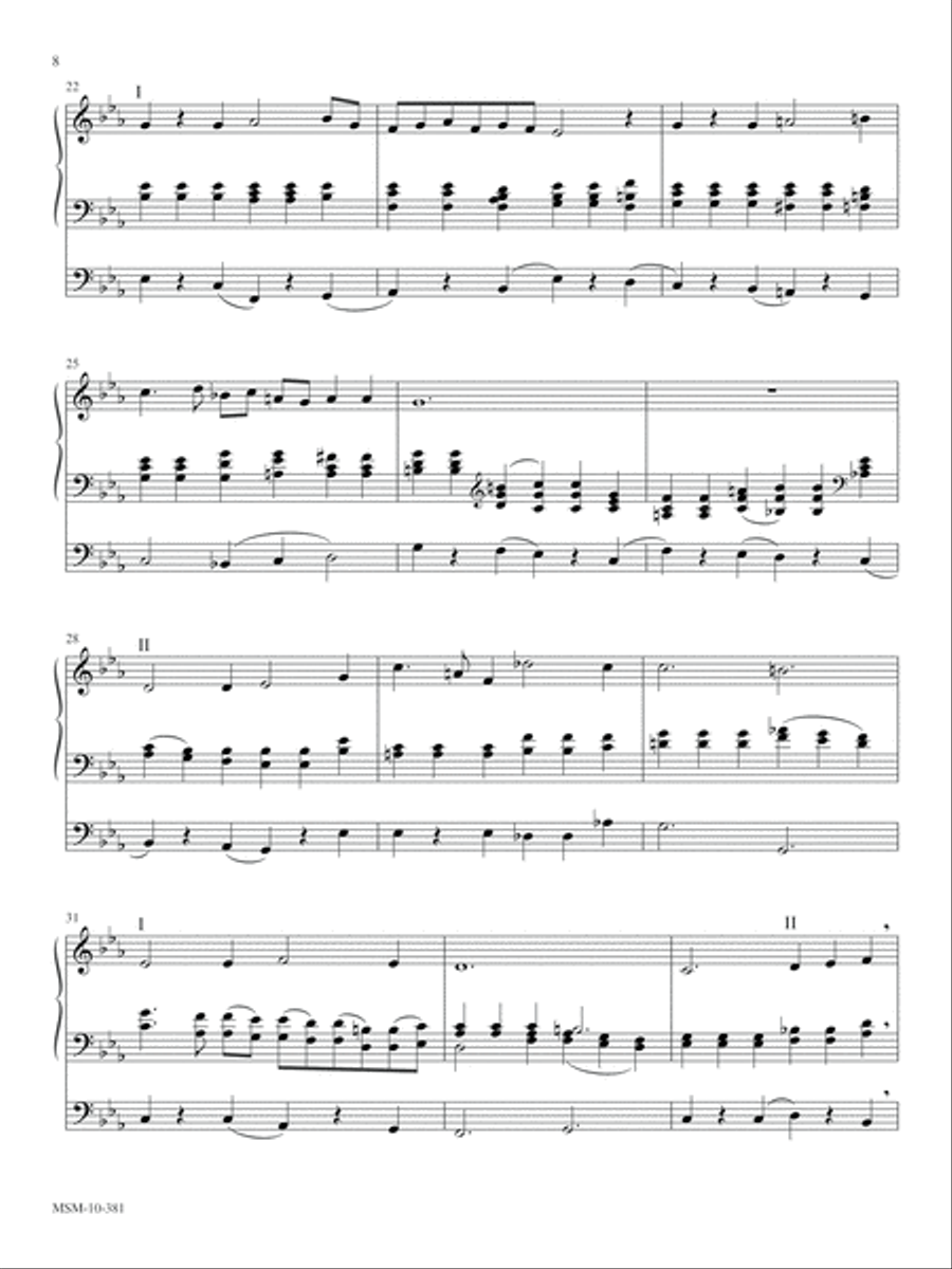 Partita on Jesu, meine Freude Organ scores gallery preview page 6