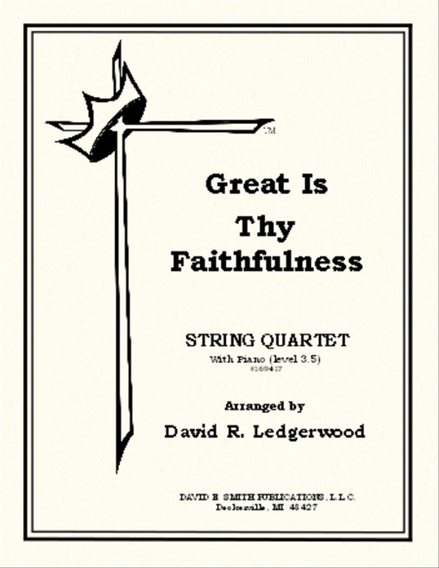 Great Is Thy Faithfulness Sacred scores gallery preview page 1