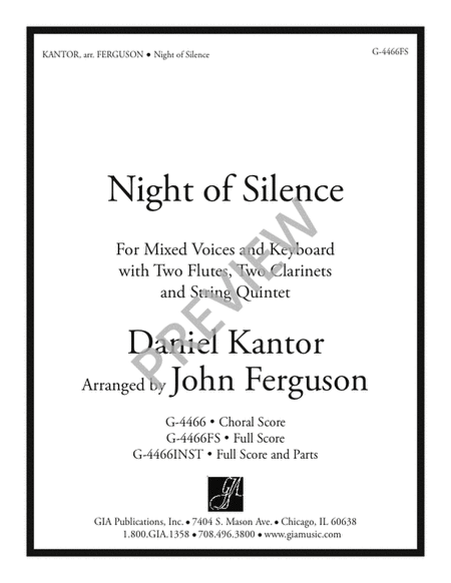 Night of Silence (Full Score)