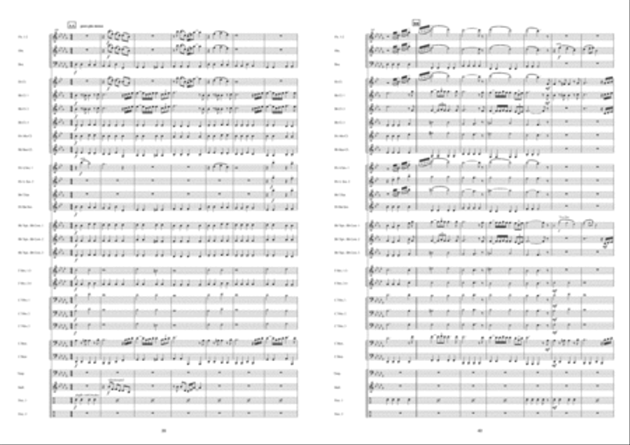 Edith Piaf ! Concert Band scores gallery preview page 21